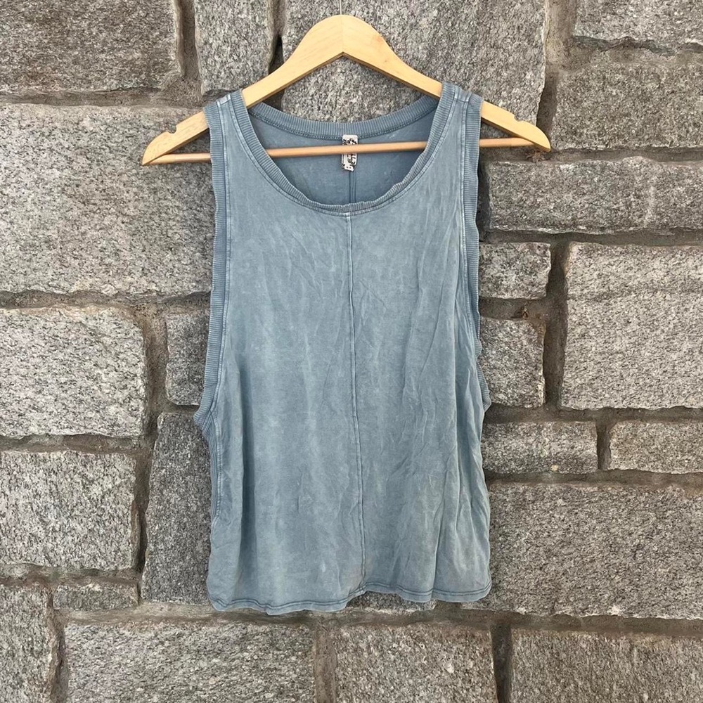 Free People Intimates blue/grey tank top. Size XS